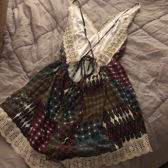 Open/cross back romper - Picture 3 of 5